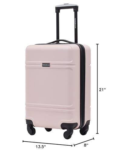Travelers Club Skyline 22" Carry-On Spinner Luggage, Filmy - color: Filmy