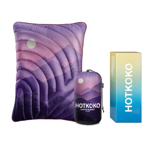 Camping Pillow Compressible Travel Pillow Lightweight Camp Pillow - color: Cas Purple, size: Large(15.7''X19.6'')