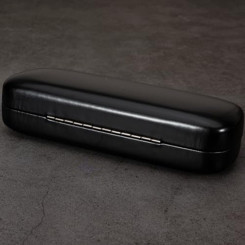 Vemiss Hard Shell Eyeglass Cases, Lightweight Portable Glasses Case for Women Men - color: C-black3