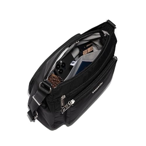 Baggallini EXPLORER ANTI-THEFT NORTHBOUND CROSSBODY - color: Black