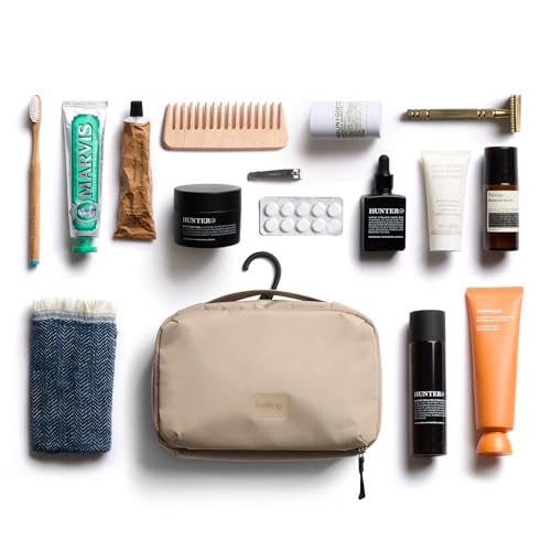 Bellroy Hanging Toiletry Kit 3L, Travel Toiletry Bag - Stone - color: Stone