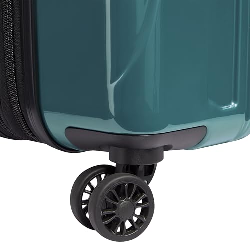 DELSEY PARIS Helium Aero 스피너 휠이 있는 확장 가능한 하드사이드 수하물, 메탈릭 그린., 2개 세트(21/28), Helium Aero 스피너 휠이 있는 확장 가능한 하드사이드 수하물 - color: 메탈릭 그린., size: 2개 세트(21/28)