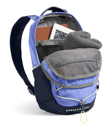 The North Face Borealis Mini Backpack, Peri Glow/Smt Navy/Lemon Mist, OSFA - color: Periwinkle Glow/Summit Navy/Lemon Mist