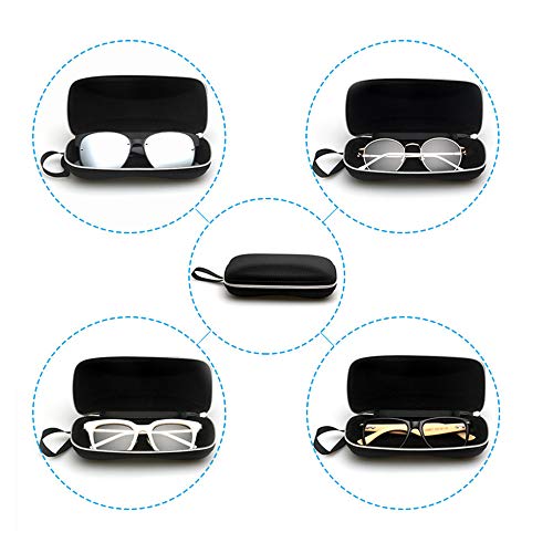 Sunglasses Case,Large Waterproof Eyeglasses Case Hard for Adults & Kids - color: Black1