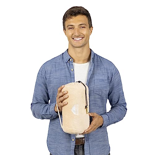 BlueHills Premium Soft Rolled Travel Blanket Pillow Combo Airplane - Beige - color: R06-beige
