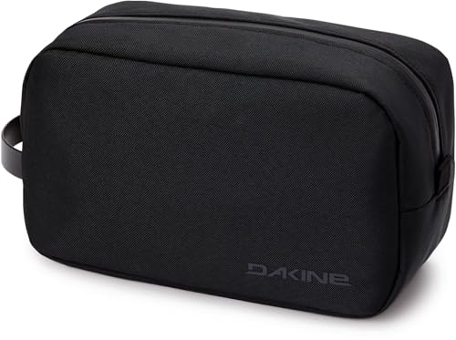 Dakine Travel Kit Small Toiletry Bag, Slim Dopp Kit - color: BLACK, size: SMALL
