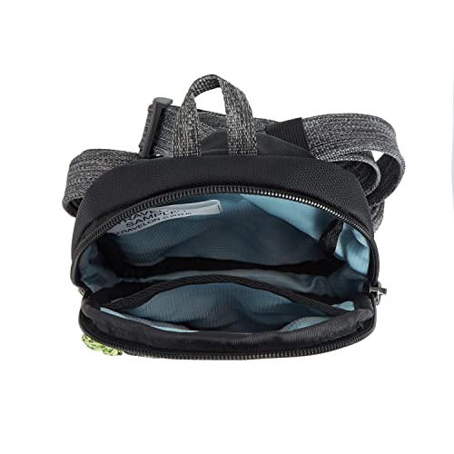 Travelon Anti-Theft Greenlander Compact Sling Bag - color: 제트 블랙