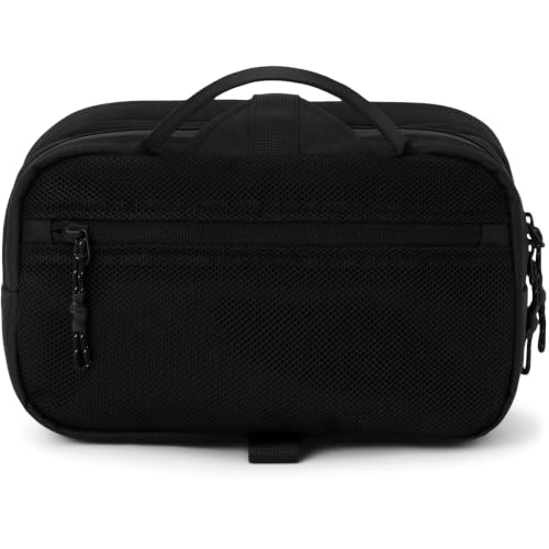 Dakine Split Hanging Travel Kit, Dual-Compartment Dopp Kit - color: Black/Black