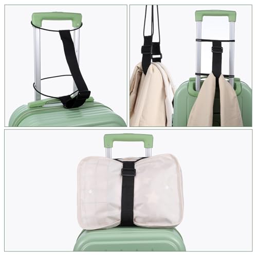 Ptwola 2Pack Luggage Straps for Suitcase Adjustable Luggage Connector Strap