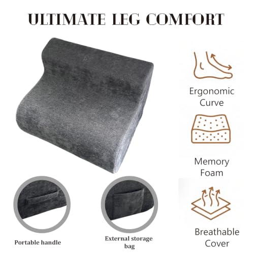 Foot Rest Under Desk, Used to Support The Feet (Light Gray, 001) - color: Light Gray, size: 001