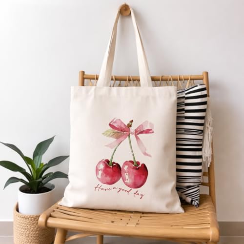 Funny Canvas Tote Bag, Reusable Playful Pattern Shoulder Bag, Whimsical Carryall for Shopping Beach Travel - color: Travel 07