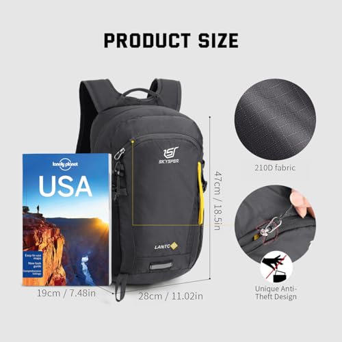 SKYSPER Small Hiking Backpack, 20L/30L Lightweight Travel Backpacks Hiking Daypack for Women Men - color: Lantc20-darkgray, size: 30 l