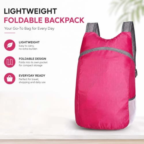 Lightweight Foldable Travel Packable Backpack,Casual Large Capacity Daypack