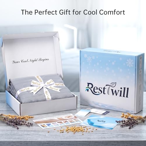Dual-Sided Cooling Comforter, Blue/White (Gray, Twin) - color: Gray, size: Twin