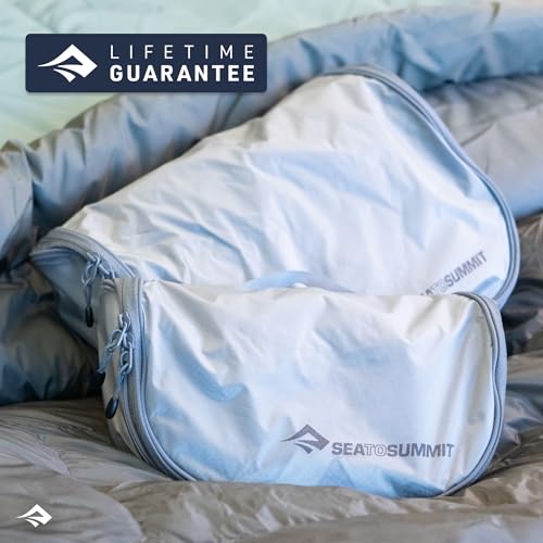 Sea to Summit Large Hanging Toiletry Bag, Travel Organizer, Atoll Blue - color: Atoll Blue