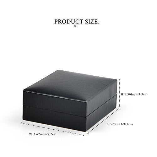 Oirlv Black Bracelet/Bangle Box, Jewelry Display Case for Anniversary - color: Bracelet box