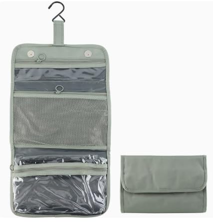 Hanging Toiletry Bag for Travel, Waterproof Bathroom Organizer, Foldable for Toiletries, Cosmetics, and Grooming Essentials