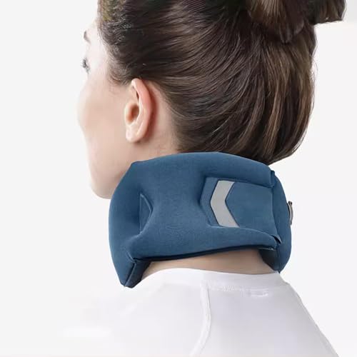 Inflatable Neck Pillow Airplane, Inflatable Travel Pillows For Airplanes - color: Blue