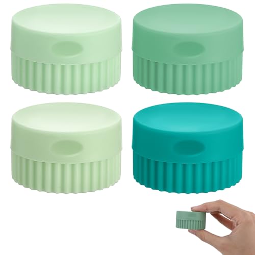 4pcs Silicone Travel Containers,Small Travel Containers For Creams