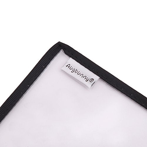 Multi-purpose Water Resisitant Clear PVC Security Bank Deposit Utility Zipper Coin Bag Check Wallet 6-pack - size: Medium