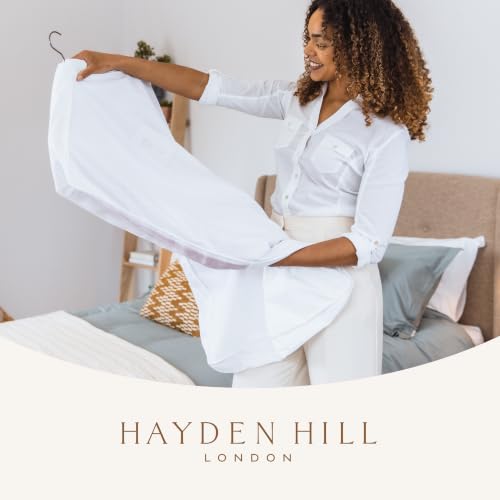 Hayden Hill Luxury Organic Cotton Garment Bag for Hanging Clothes Short 40"