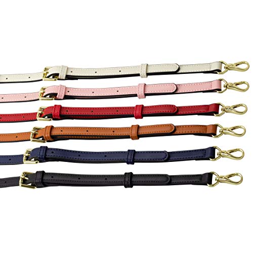 Allzedream Leather Purse Strap Replacement Crossbody Handbag Long Adjustable (White) - color: White