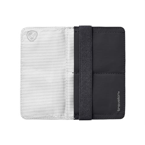 Travelon RFID Blocking Flap Passport Holder - color: Black Wash