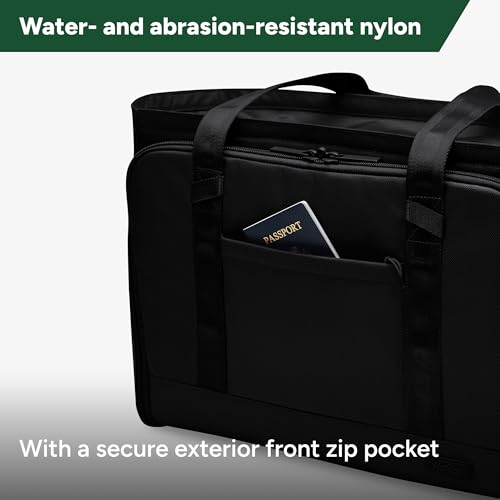 Halfday Convertible Garment Tote, 2-in-1 Travel & Garment Bag, Jet - color: Jet