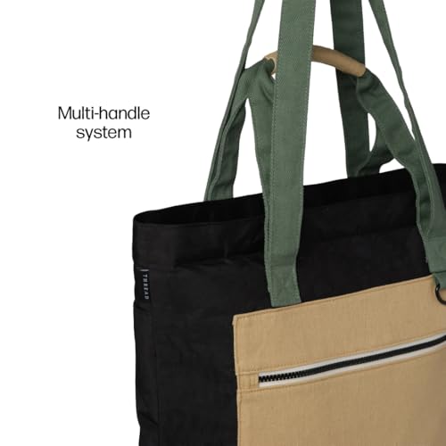 Thread Wallets Utility Tote – Large Travel Tote with Multi-Pocket Design, Laptop Compartment & Work Bag for Women (Ranger) - color: Ranger