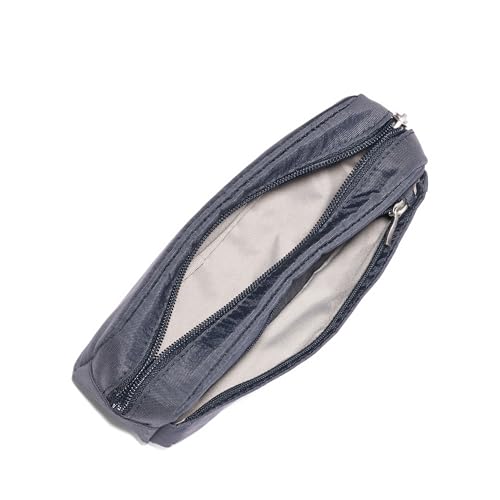 Long Pocket Cosmetic - Lightweight 7.8”x 3.1”x2.1” Makeup Bag - Travel Essentials Makeup Organizer - color: French Navy