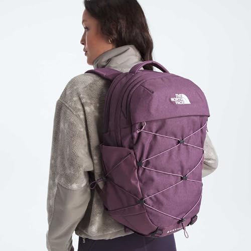 The North Face Women's Borealis Backpack, Chroma Purp Lt Hth, OS | Everyday Travel Bag, Laptop Sleeve, Reflective Details - color: Chroma Purple Light Heather/Hushed Lavender