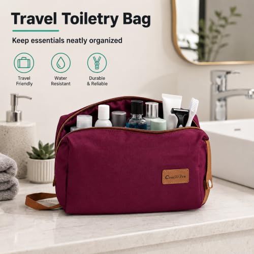 CONCEPTEN Expandable Hardshell Luggage Set 5 Piece, 22x14x9 Airline Approved Carry On, 20/24/28" Suitcase Set with TSA Lock, Spinner Wheels, ABS+PC (Red) - color: Red, size: 5 Piece