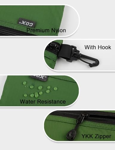 GOX Travel Small Toiletry Bag - color: Blackish Green