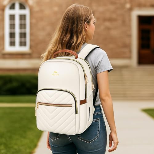 MATEIN Lightweight School Backpack for Women, 15.6 Inch Laptop Backpack