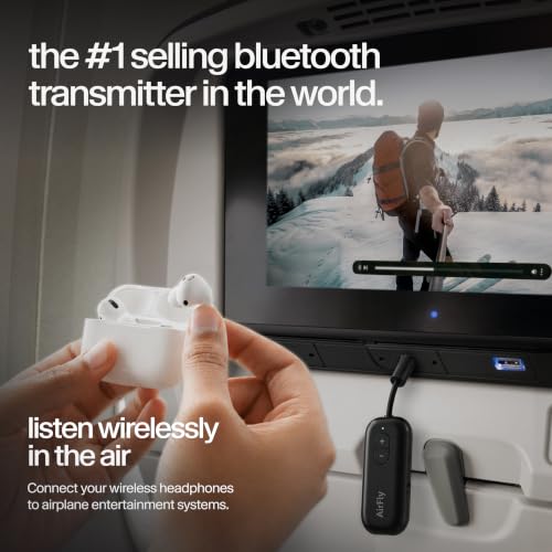Twelve South AirFly SE, Wireless Audio Transmitter Adapter, Cool White - color: Cool White, style: AirFly SE