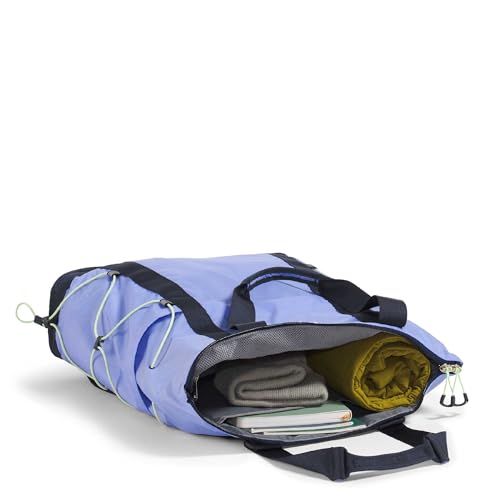 THE NORTH FACE Borealis Tote Bag | Over Shoulder & Backpack Carry Options, Water Repellent, 16" Laptop Sleeve - color: Periwinkle Glow/Summit Navy/Lemon Mist