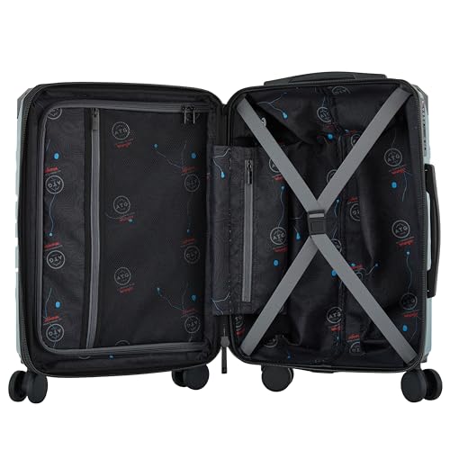 Wrangler ATG Alpine 22" Expandable Rolling Hardside Carry-On Luggage, Hydro - color: Hydro