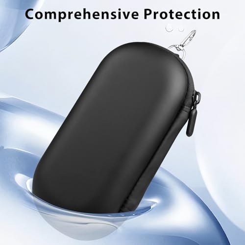 Sunglasses Organizer, Double Glasses Eye Glass Case for Women Case Hard Shell Dual Sunglasses Travel Case - color: Black