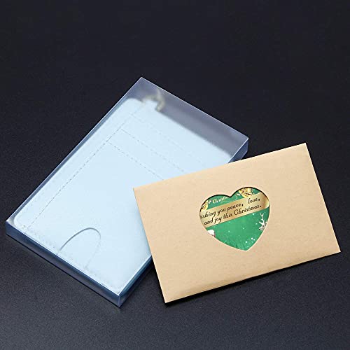 GEEAD Slim Minimalist Front Pocket RFID Blocking Card Holder Wallets for Men & Women - color: Blue