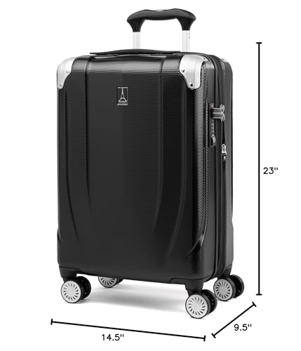 Travelpro Pathways 3 Hardside Carry-On Luggage Suitcase, Black, 21-Inch - color: Black Knight, size: Carry On 21 Inch