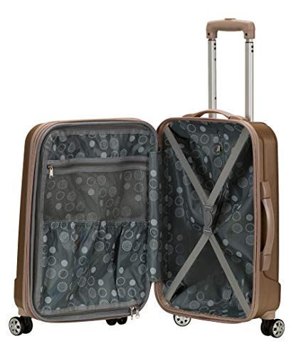 Rockland Melbourne 50.8 cm(20인치), 확장 가능, ABS 기내용 캐리어), F145-BRONZE - color: 브론즈, size: Carry-On 20"
