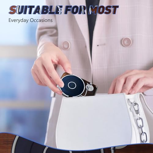 Credit Card Holder, Mini RFID Small Aluminum Card Wallet Business Card Case - color: Retro Music Player