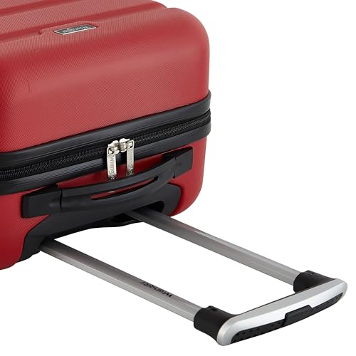 Wrangler 22" Hardside Spinner Carry-On Luggage, Salsa Red - color: Salsa Red
