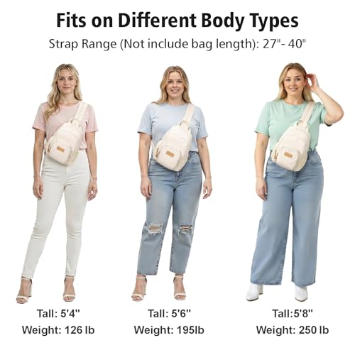 PACKISM Small Backpack Purse for Women - Convertible Sling Bag - color: Beige(larger Side Pockets)