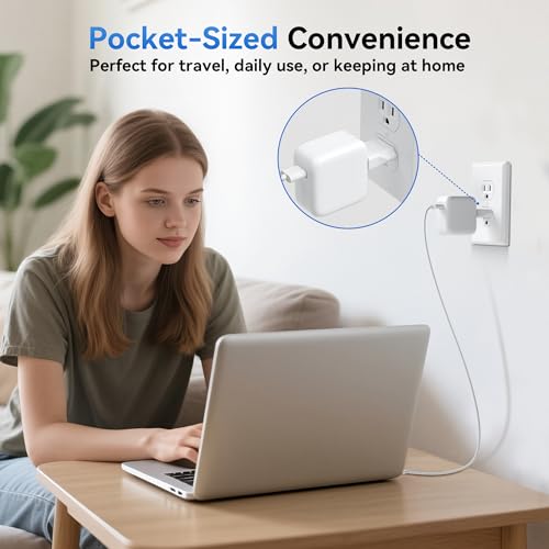 Unidapt Small European to US Plug Adapter, Universal Input, 1-Pack, White - color: White 1-Pack
