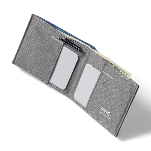 Allett Sport Wallet, Slim Front Pocket for Men & Women - color: Cobalt Blue