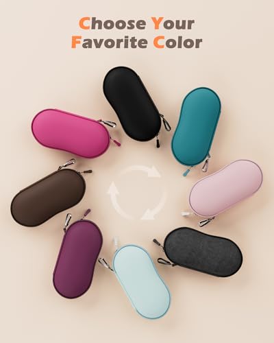 ProCase Sunglasses Case, Hard Shell Glasses Case for Men Women -Black - color: Black