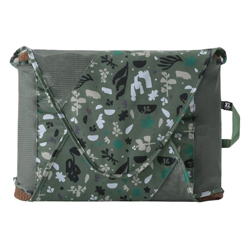 Eagle Creek Pack-It Original Garment Folder - Travel Garment Bag with Wrinkle-Free Folding Board and Compression Wings to Maximize Luggage Space, Roots and Shoots: Duck Green - X-Large