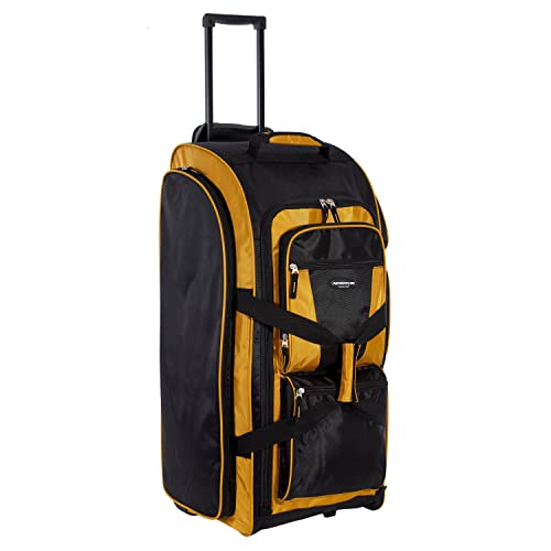 Travelers Club Xpedition 30 Inch Multi-Pocket Upright Rolling Duffel Bag - color: 애로우우드