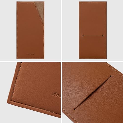 carrotez PU Leather Card and Cash Envelope for Travel and Budgeting - Brown - color: Brown